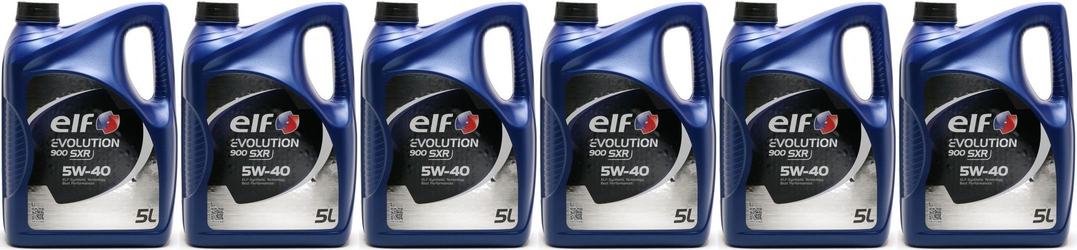 Elf Evolution 900 SXR 5W-40 Motoröl 6x 5 = 30 Liter