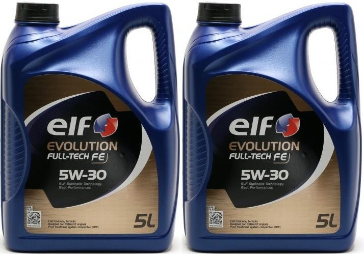 Elf Evolution Full Tech FE 5W-30 Motoröl 2x 5 = 10 Liter
