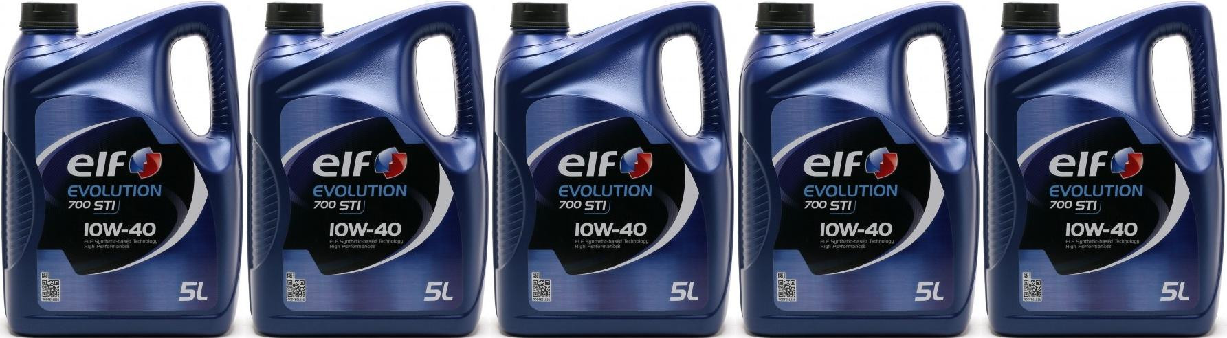 Elf Evolution 700 STI 10W-40 Diesel & Benziner Motoröl 5x 5 = 25 Liter