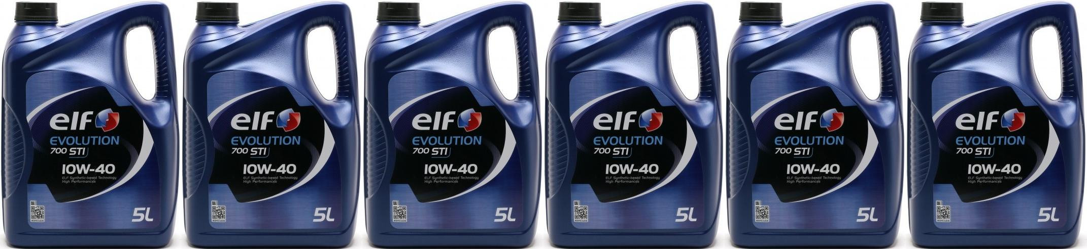 Elf Evolution 700 STI 10W-40 Diesel & Benziner Motoröl 6x 5 = 30 Liter