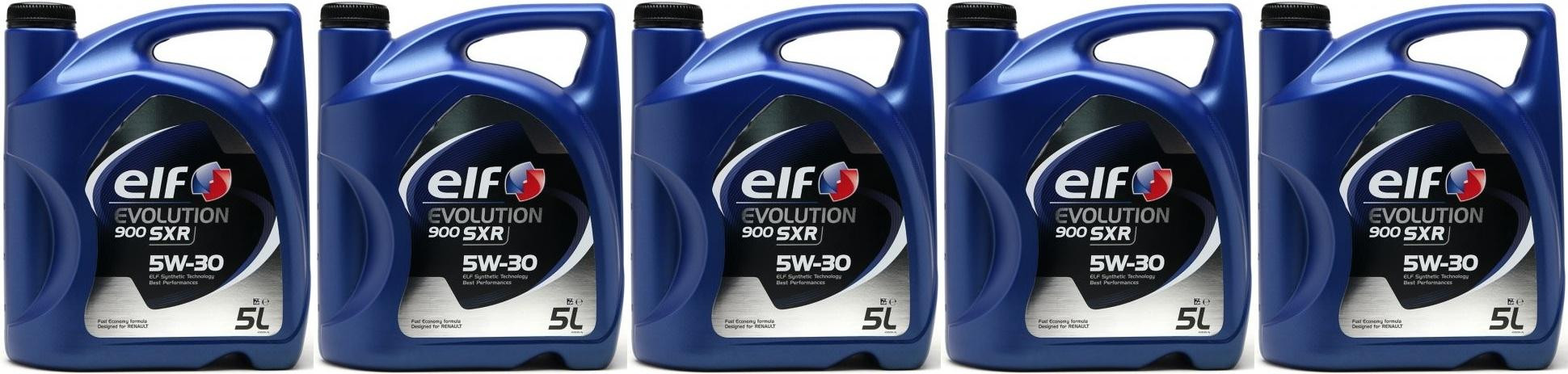 Elf Evolution 900 SXR 5W-30 Motoröl 5x 5 = 25 Liter