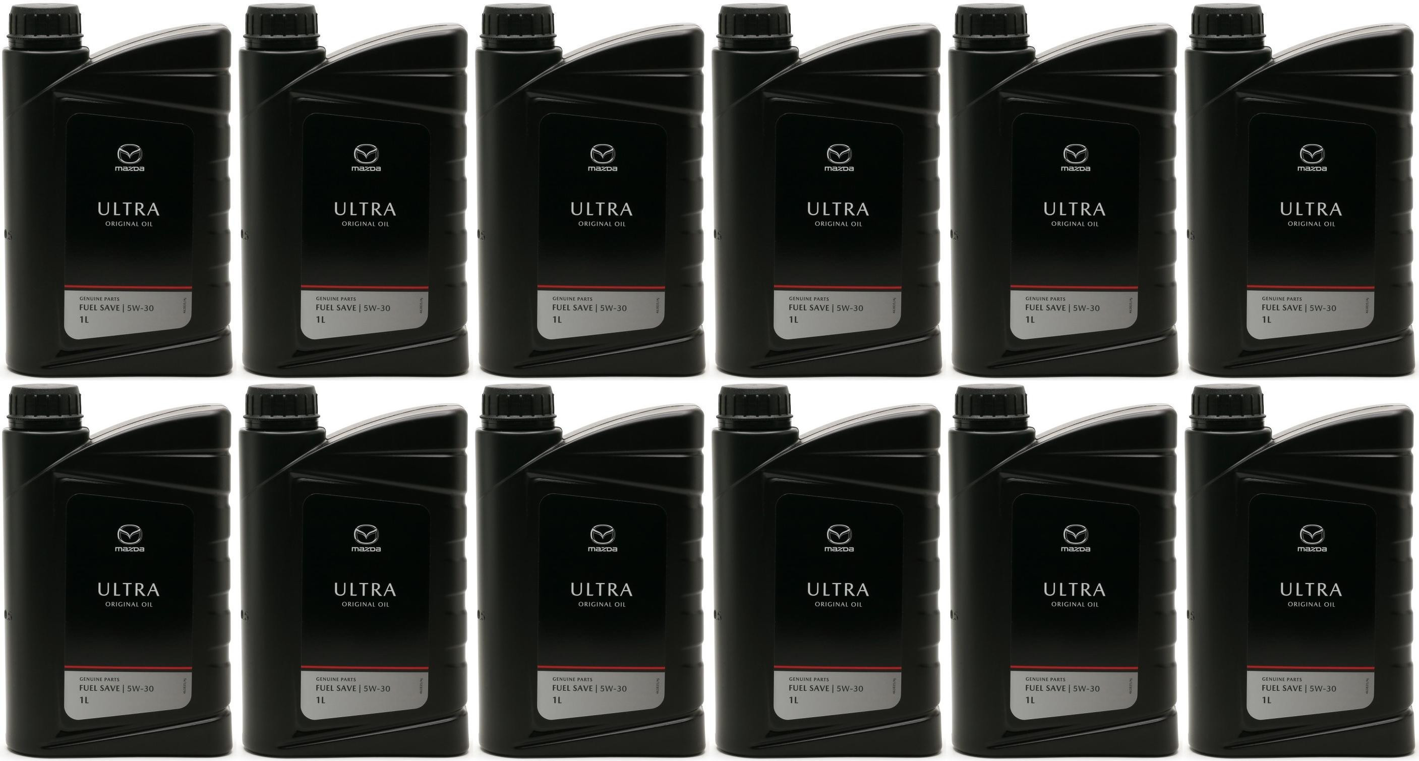 Original Mazda Ultra 5W-30 Motoröl 12x 1l = 12 Liter