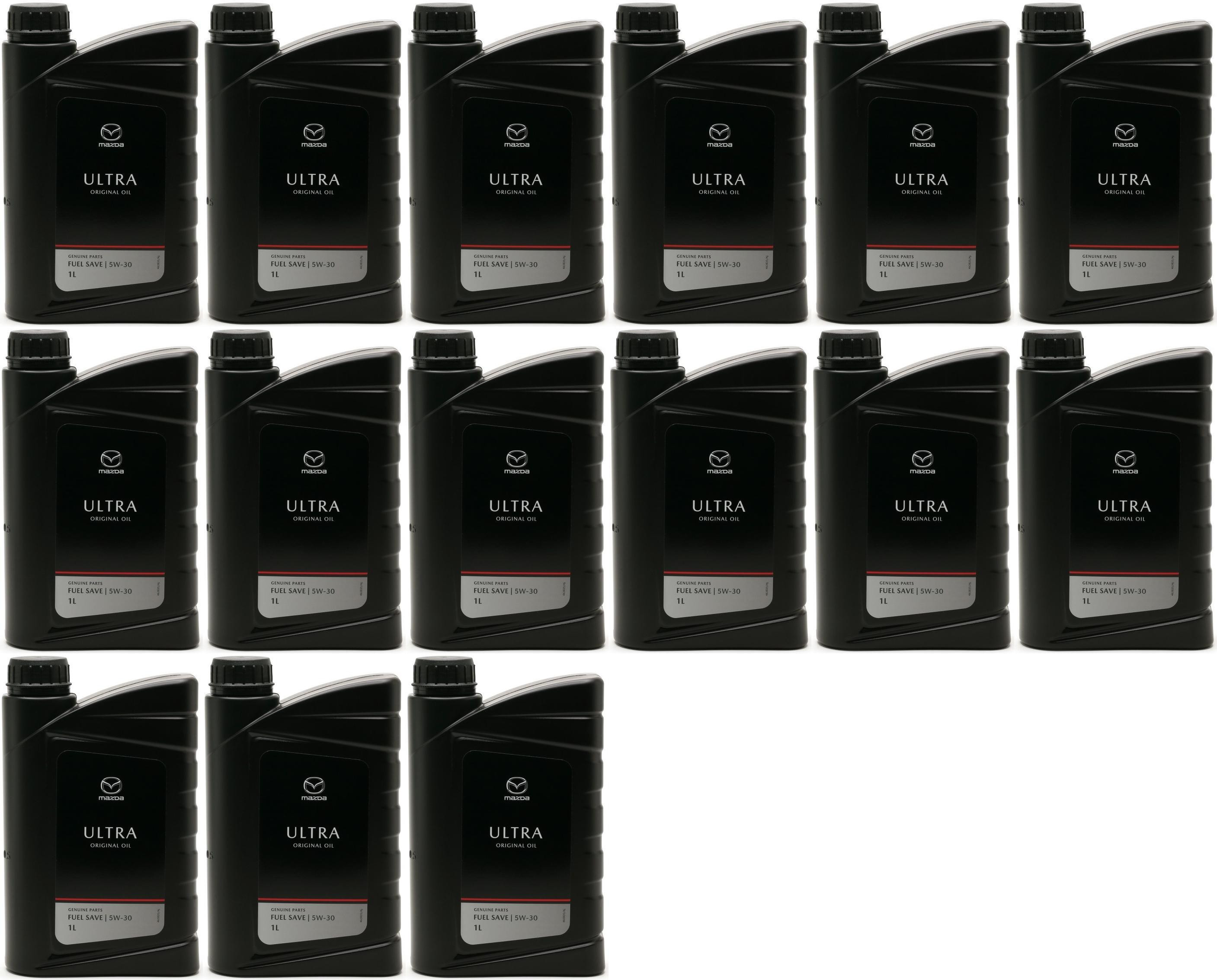 Original Mazda Ultra 5W-30 Motoröl 15x 1l = 15 Liter