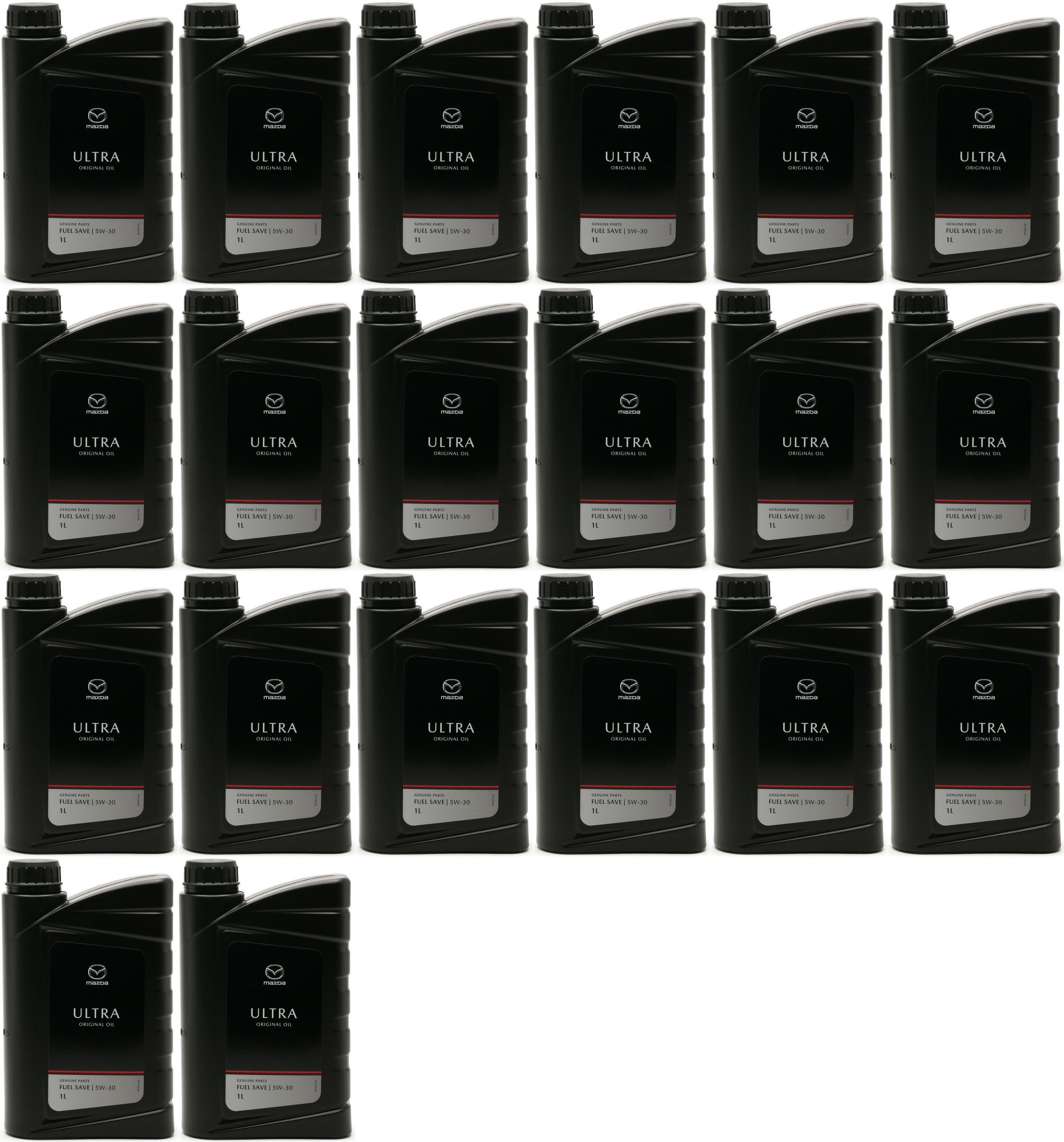 Original Mazda Ultra 5W-30 Motoröl 20x 1l = 20 Liter