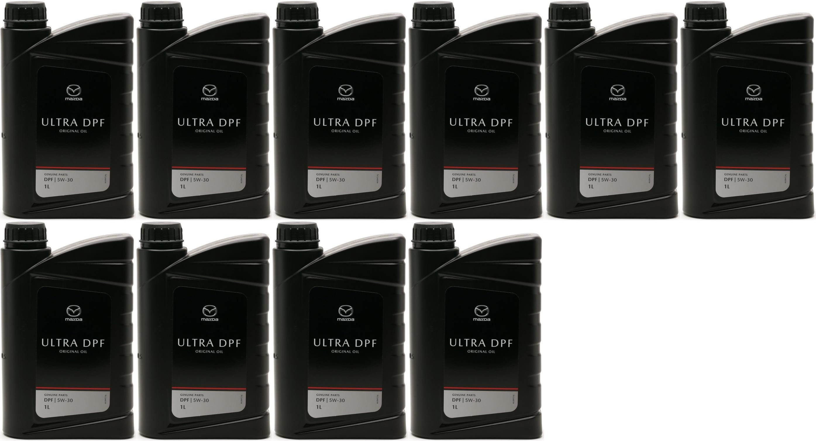 Original Mazda Ultra DPF 5W-30 Motoröl 10x 1l = 10 Liter