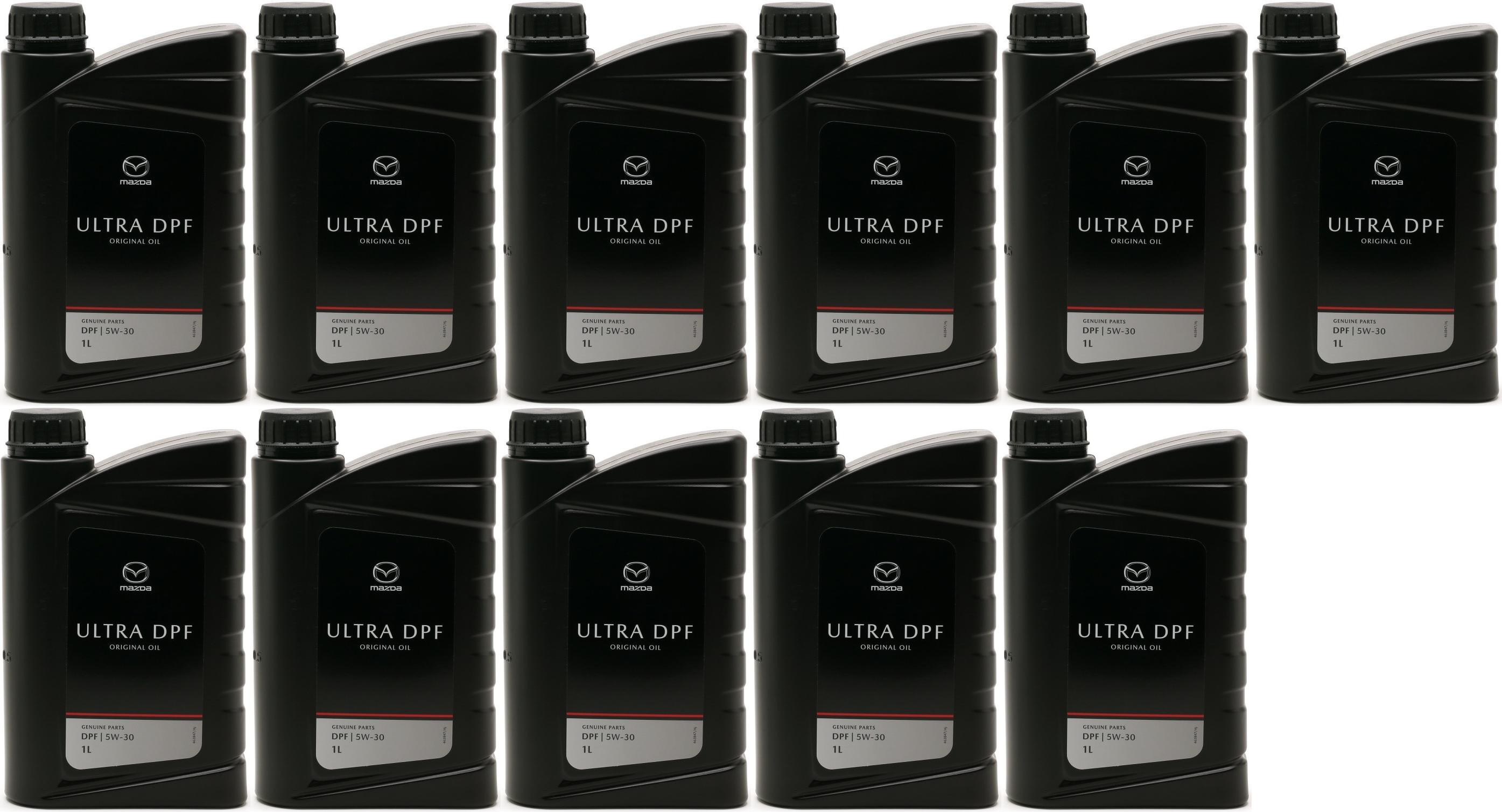 Original Mazda Ultra DPF 5W-30 Motoröl 11x 1l = 11 Liter