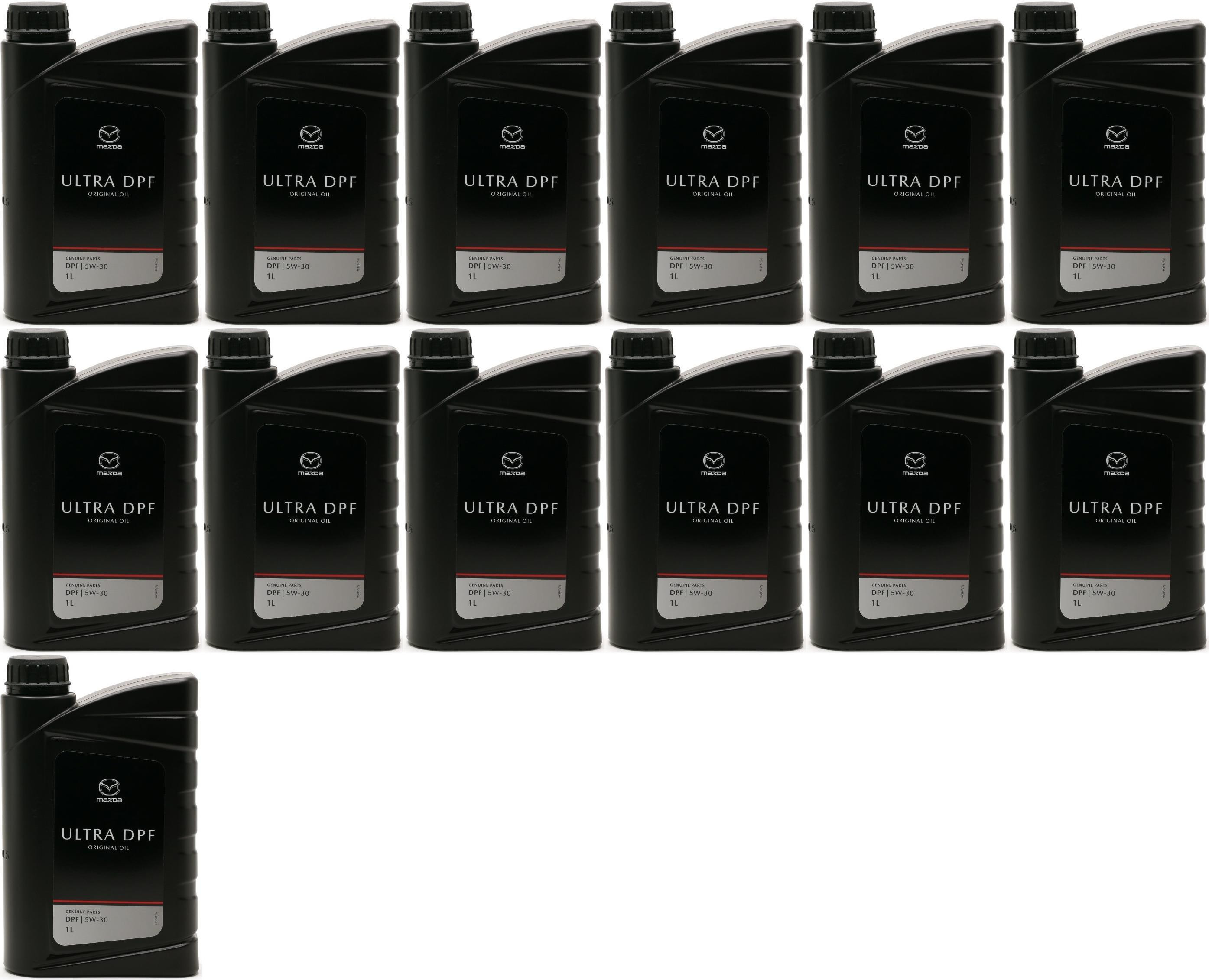 Original Mazda Ultra DPF 5W-30 Motoröl 13x 1l = 13 Liter