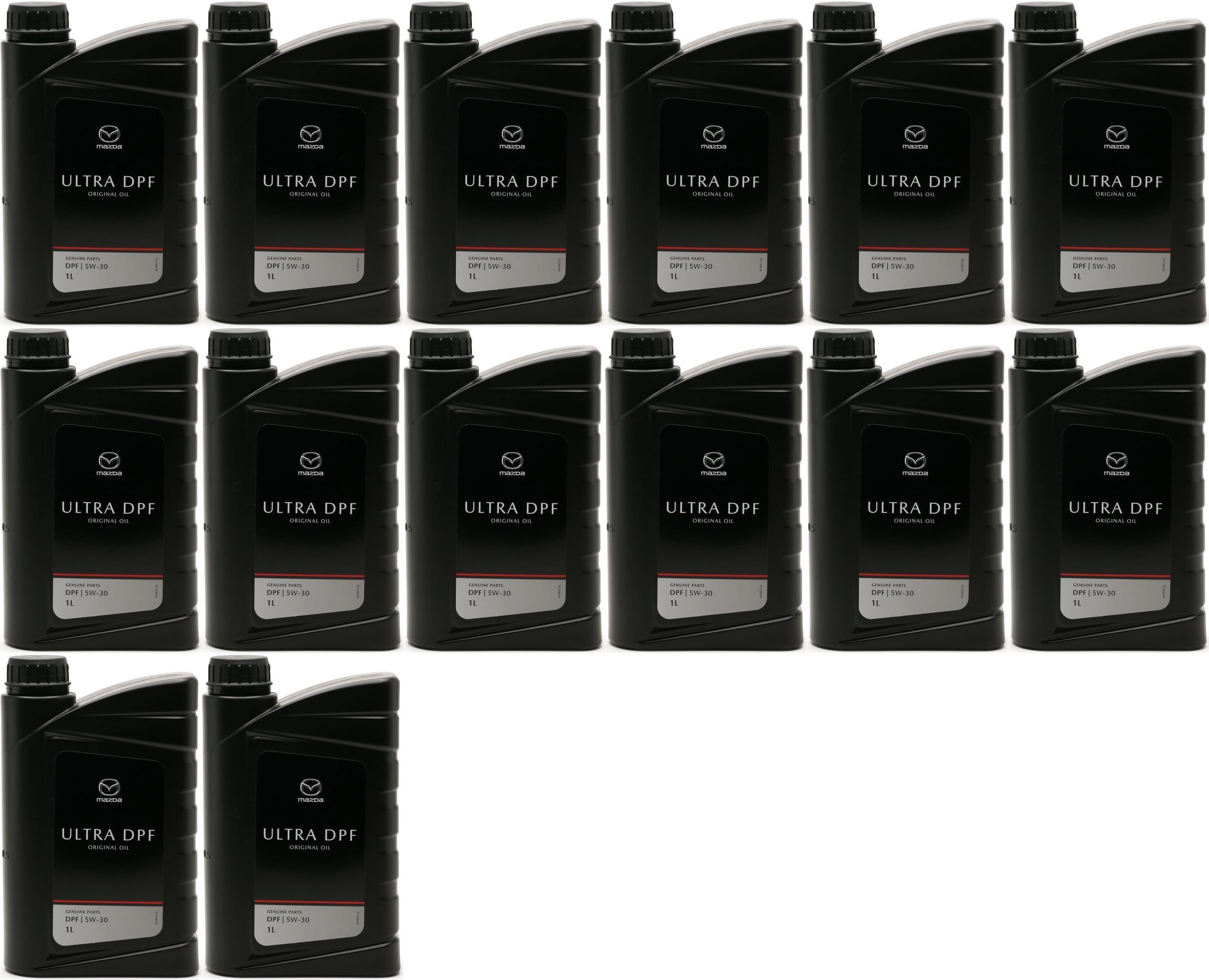 Original Mazda Ultra DPF 5W-30 Motoröl 14x 1l = 14 Liter