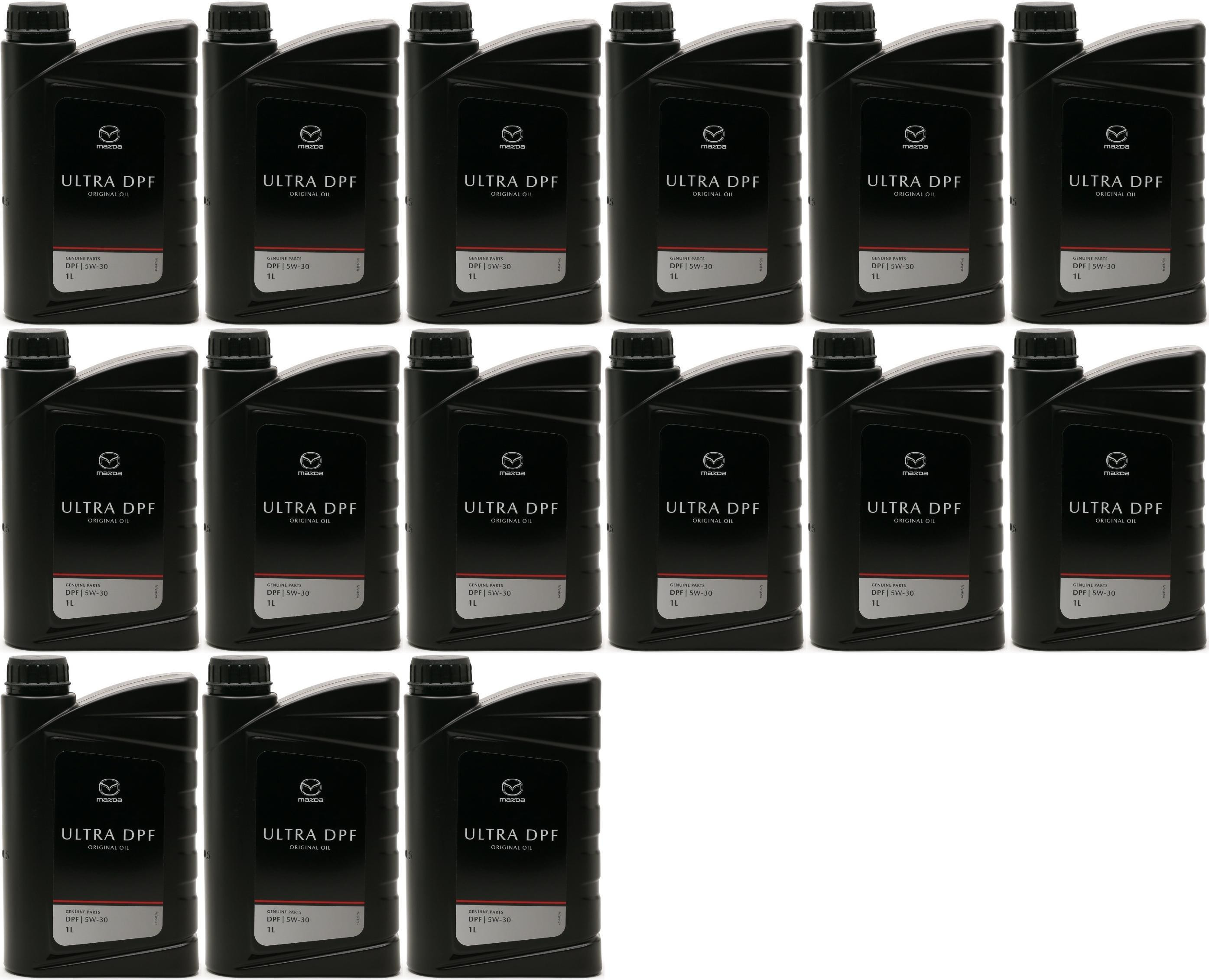 Original Mazda Ultra DPF 5W-30 Motoröl 15x 1l = 15 Liter