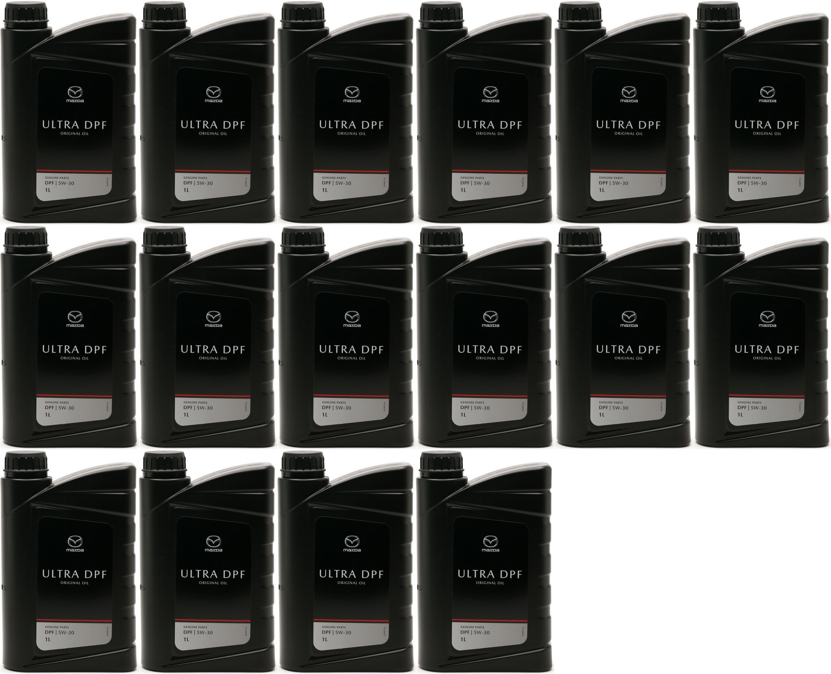 Original Mazda Ultra DPF 5W-30 Motoröl 16x 1l = 16 Liter