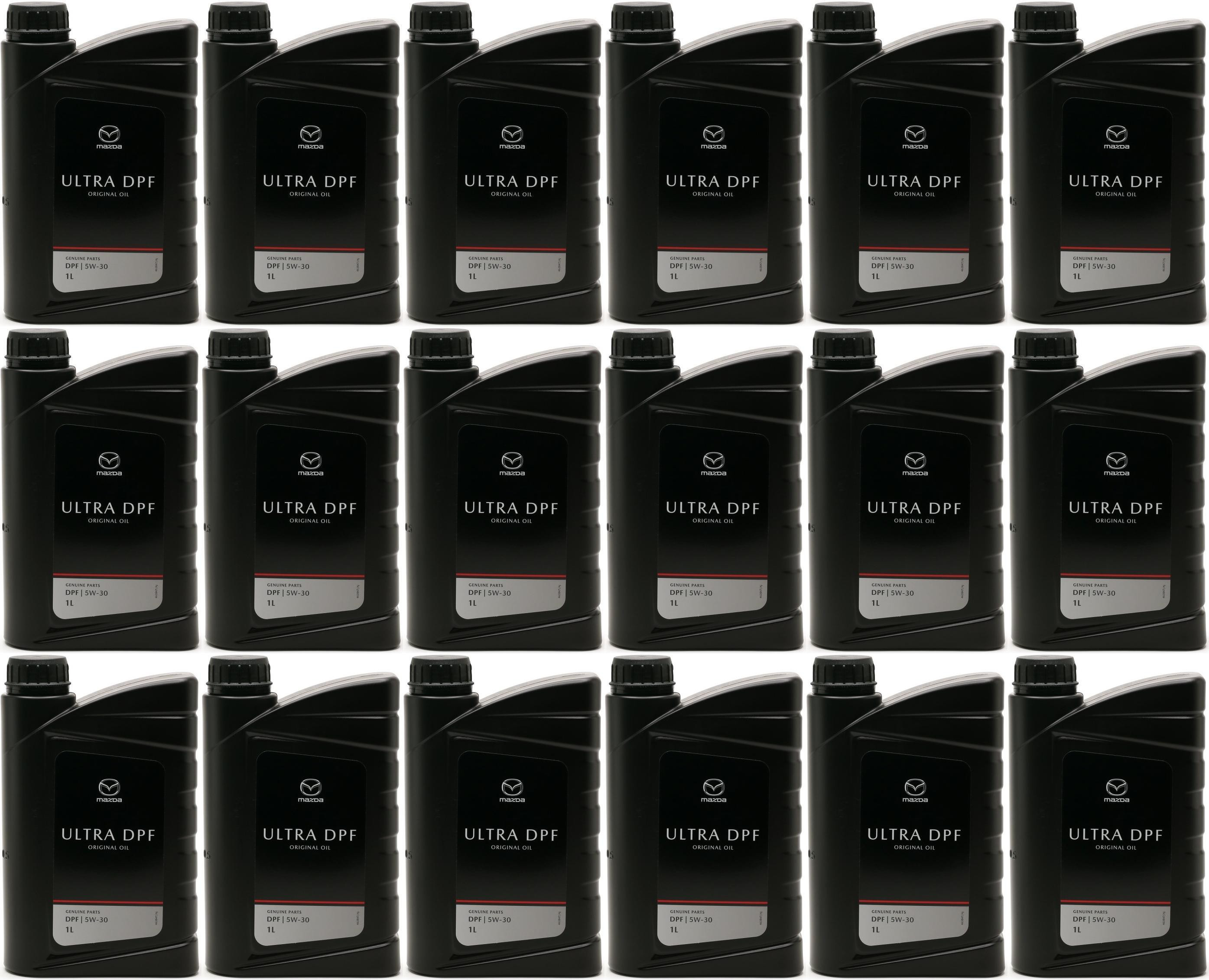 Original Mazda Ultra DPF 5W-30 Motoröl 18x 1l = 18 Liter