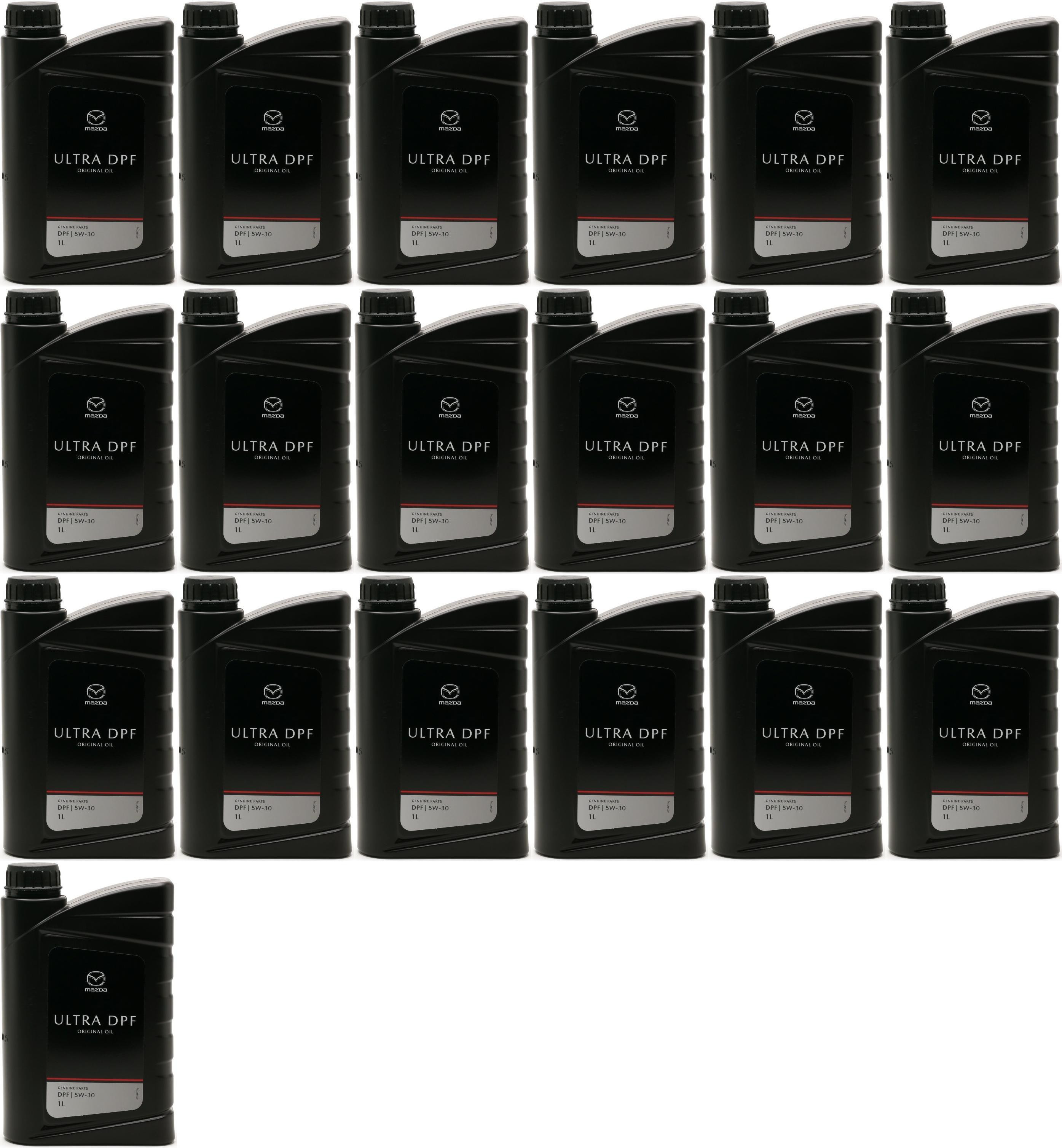 Original Mazda Ultra DPF 5W-30 Motoröl 19x 1l = 19 Liter