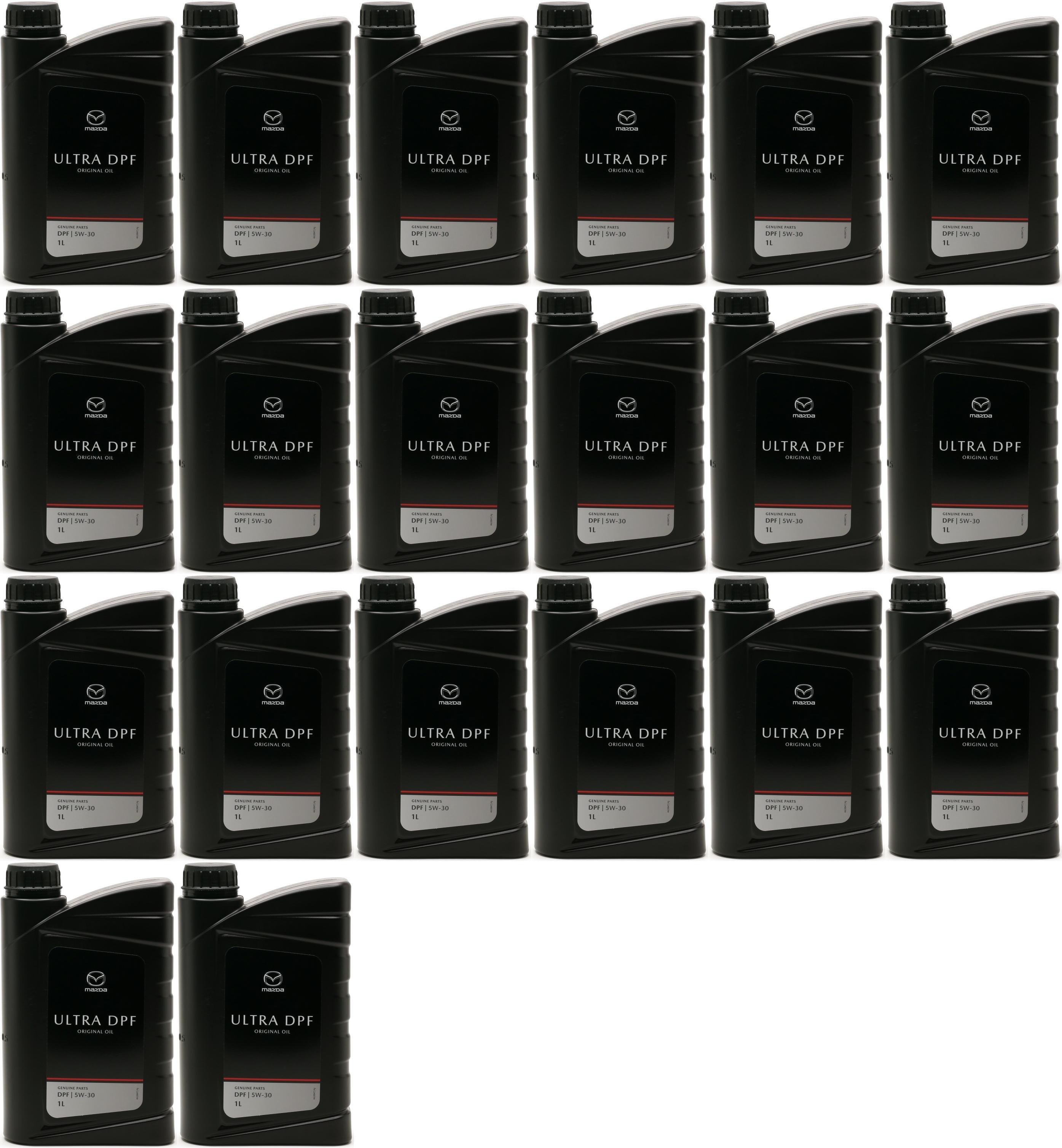 Original Mazda Ultra DPF 5W-30 Motoröl 20x 1l = 20 Liter