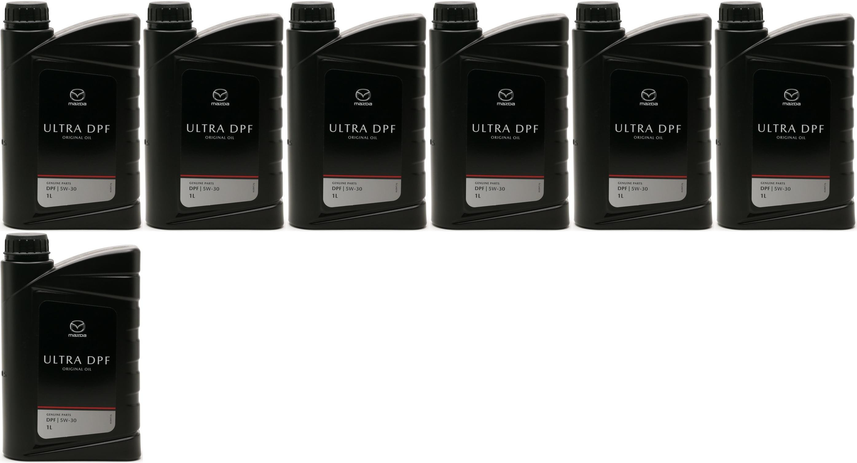 Original Mazda Ultra DPF 5W-30 Motoröl 7x 1l = 7 Liter