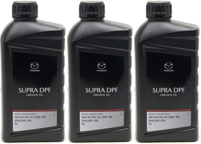 Original Mazda Oil DPF Supra 0W-30 Motoröl 3x 1l = 3 Liter
