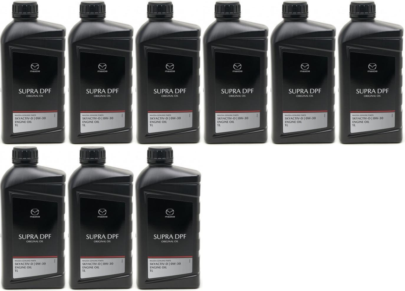 Original Mazda Oil DPF Supra 0W-30 Motoröl 9x 1l = 9 Liter