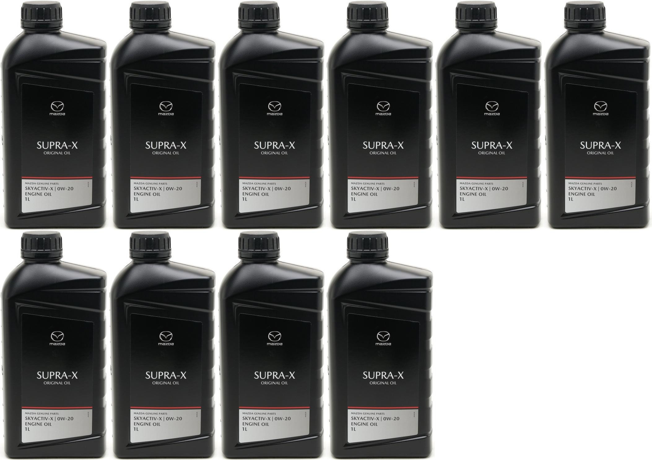Original Mazda Oil Supra 0W-20 Motoröl 10x 1l = 10 Liter