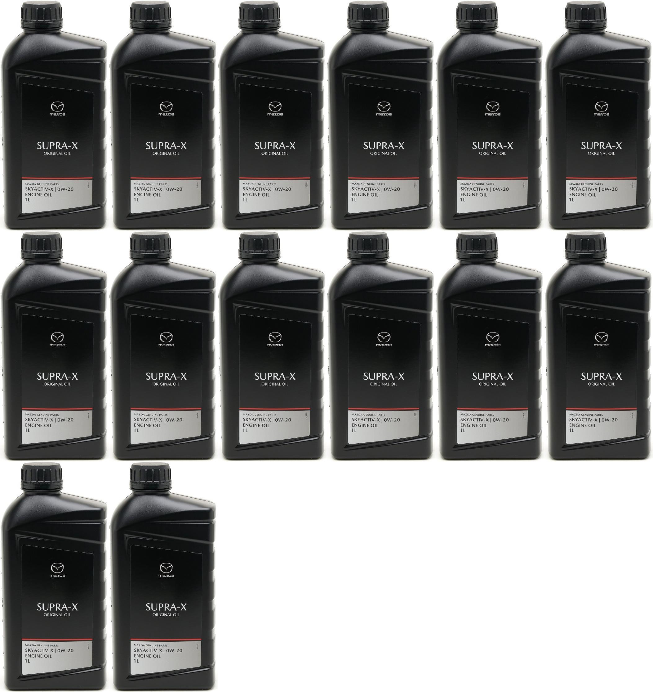 Original Mazda Oil Supra 0W-20 Motoröl 14x 1l = 14 Liter