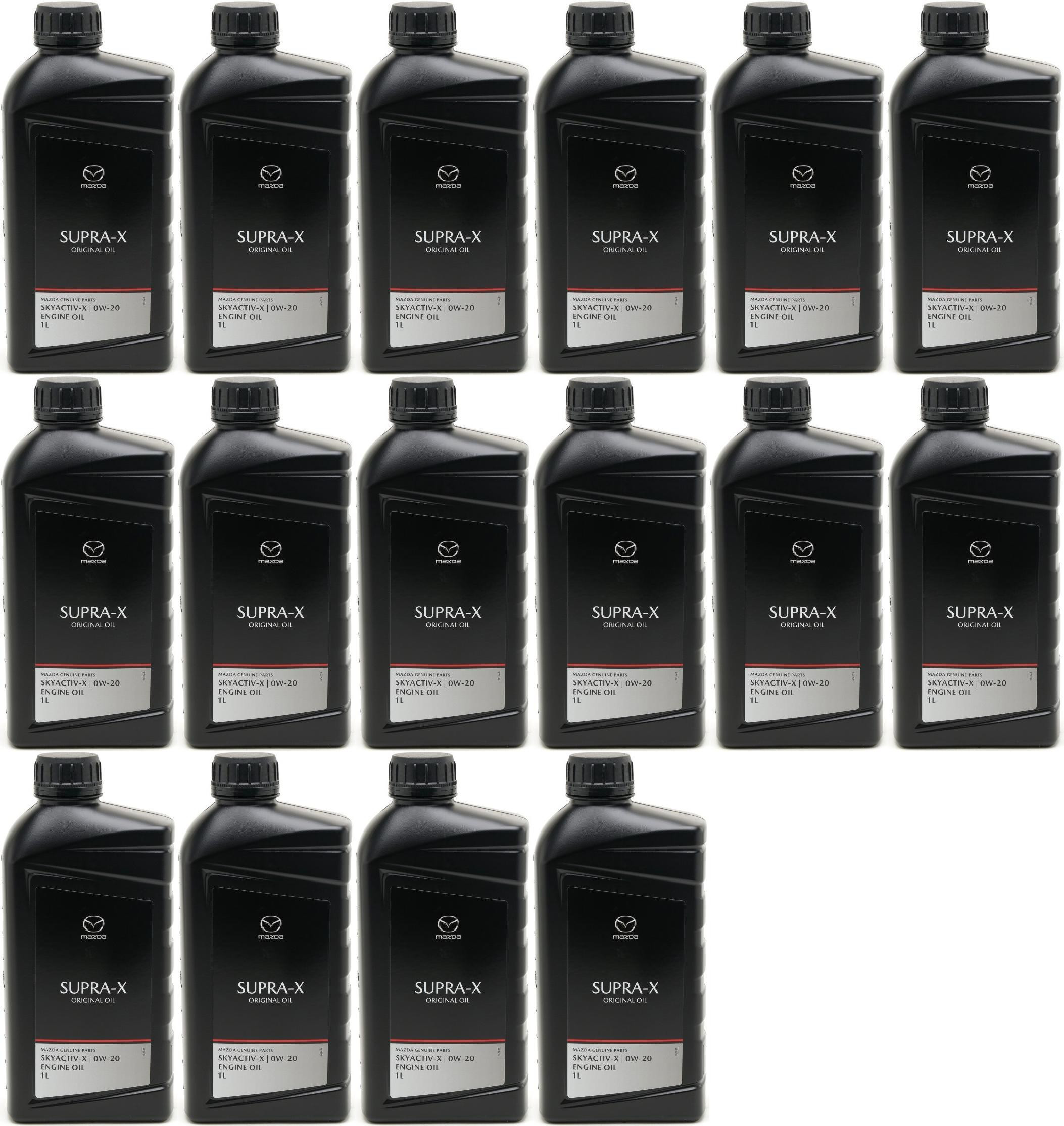 Original Mazda Oil Supra 0W-20 Motoröl 16x 1l = 16 Liter