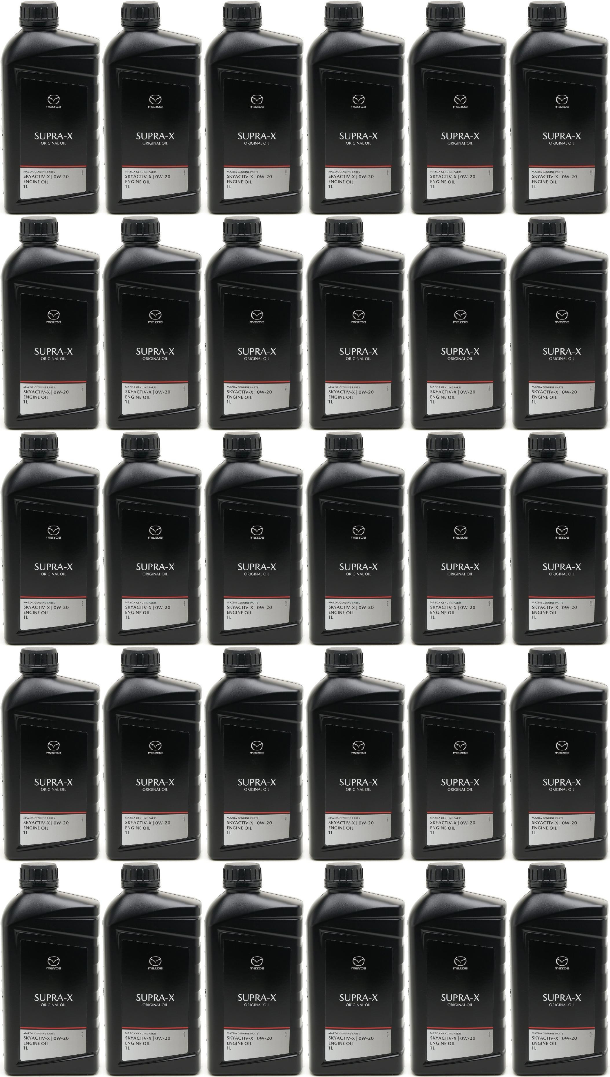 Original Mazda Oil Supra 0W-20 Motoröl 30x 1l = 30 Liter