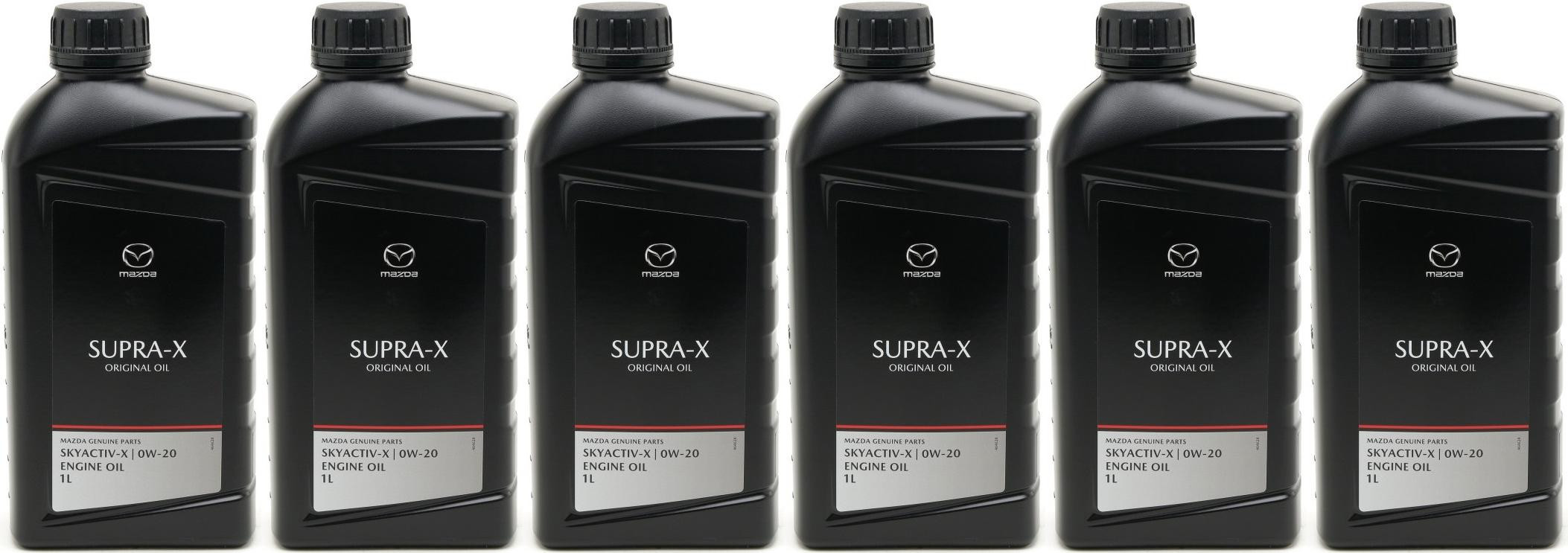 Original Mazda Oil Supra 0W-20 Motoröl 6x 1l = 6 Liter