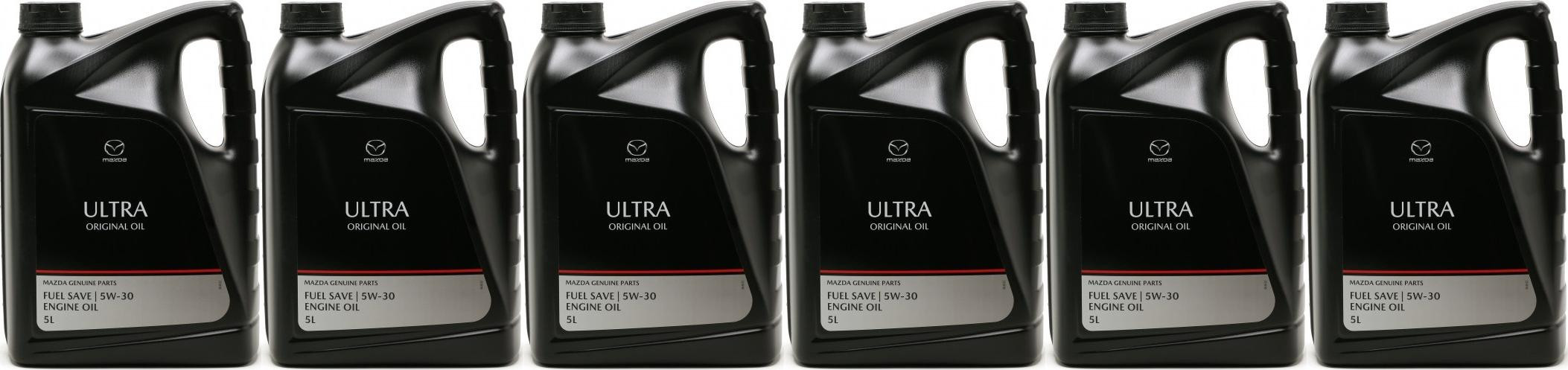 Original Mazda Ultra 5W-30 Motoröl 6x 5 = 30 Liter