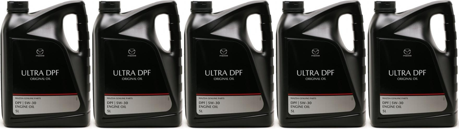 Original Mazda Ultra DPF 5W-30 Motoröl 5x 5 = 25 Liter