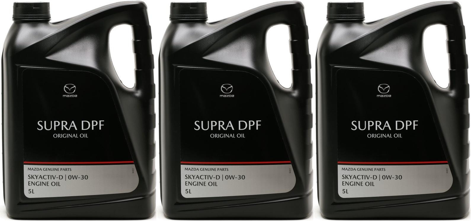 Original Mazda Oil DPF Supra 0W-30 Motoröl 3x 5 = 15 Liter