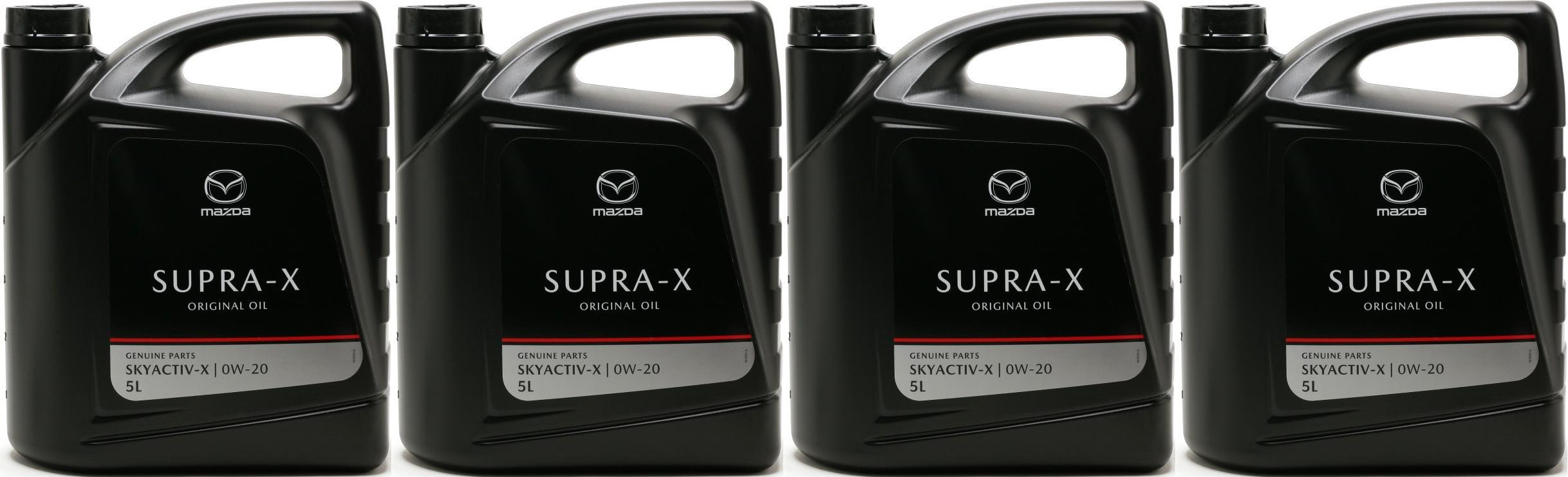 Original Mazda Oil Supra 0W-20 Motoröl 4x 5 = 20 Liter