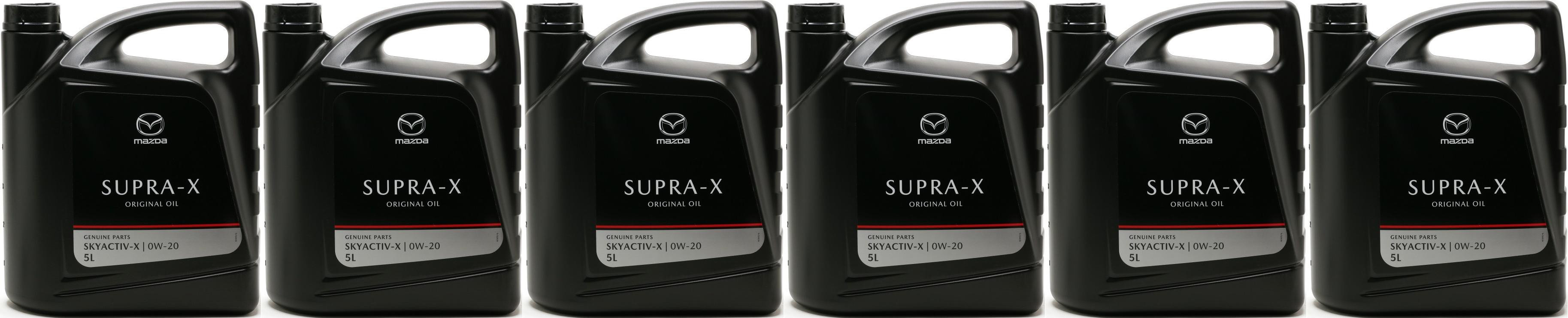 Original Mazda Oil Supra 0W-20 Motoröl 6x 5 = 30 Liter