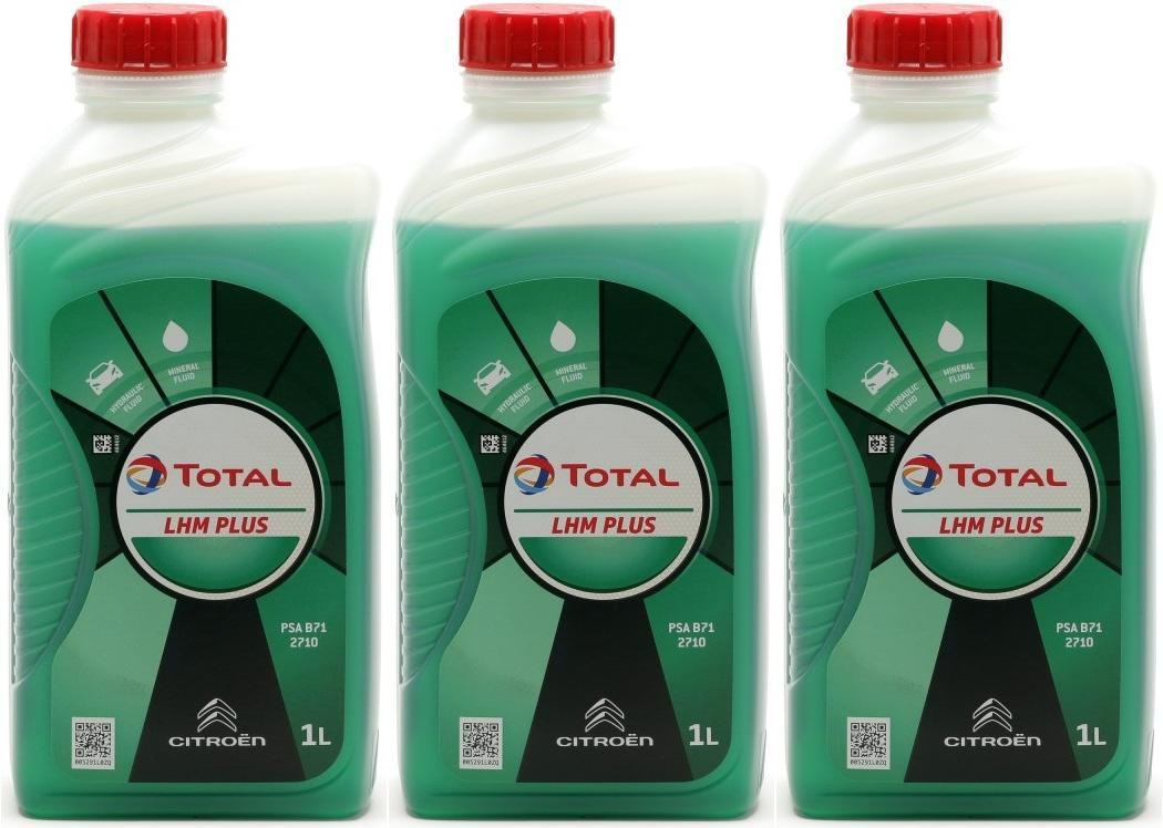 Total LHM Plus Hydrauliköl 3x 1l = 3 Liter