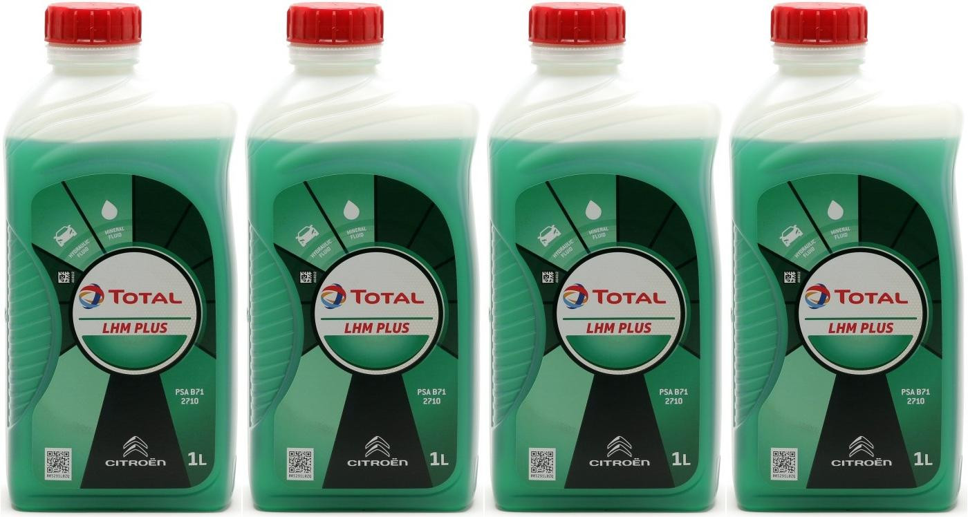 Total LHM Plus Hydrauliköl 4x 1l = 4 Liter