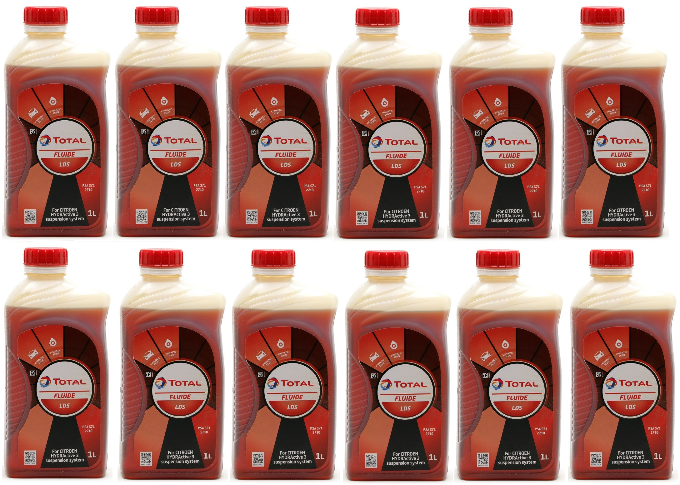 Total Fluide LDS Hydrauliköl 12x 1l = 12 Liter