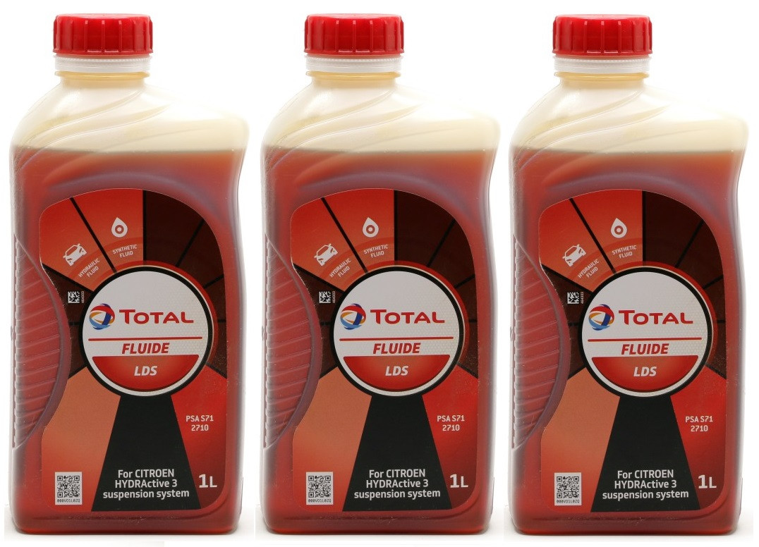 Total Fluide LDS Hydrauliköl 3x 1l = 3 Liter