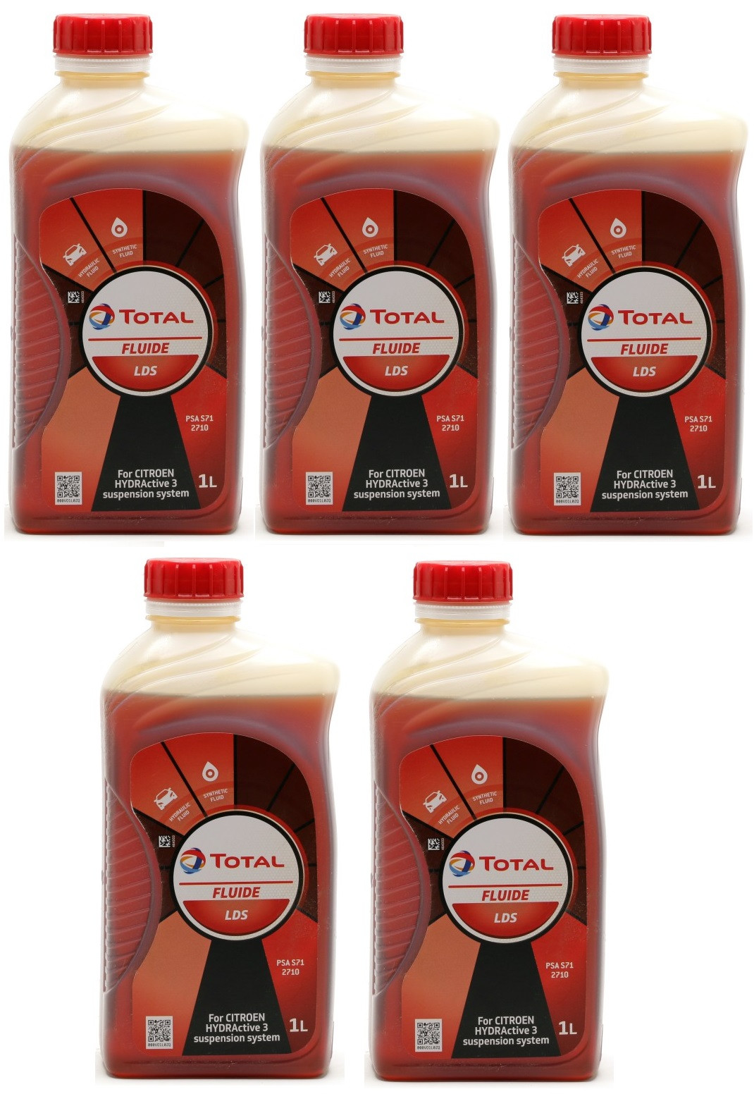 Total Fluide LDS Hydrauliköl 5x 1l = 5 Liter