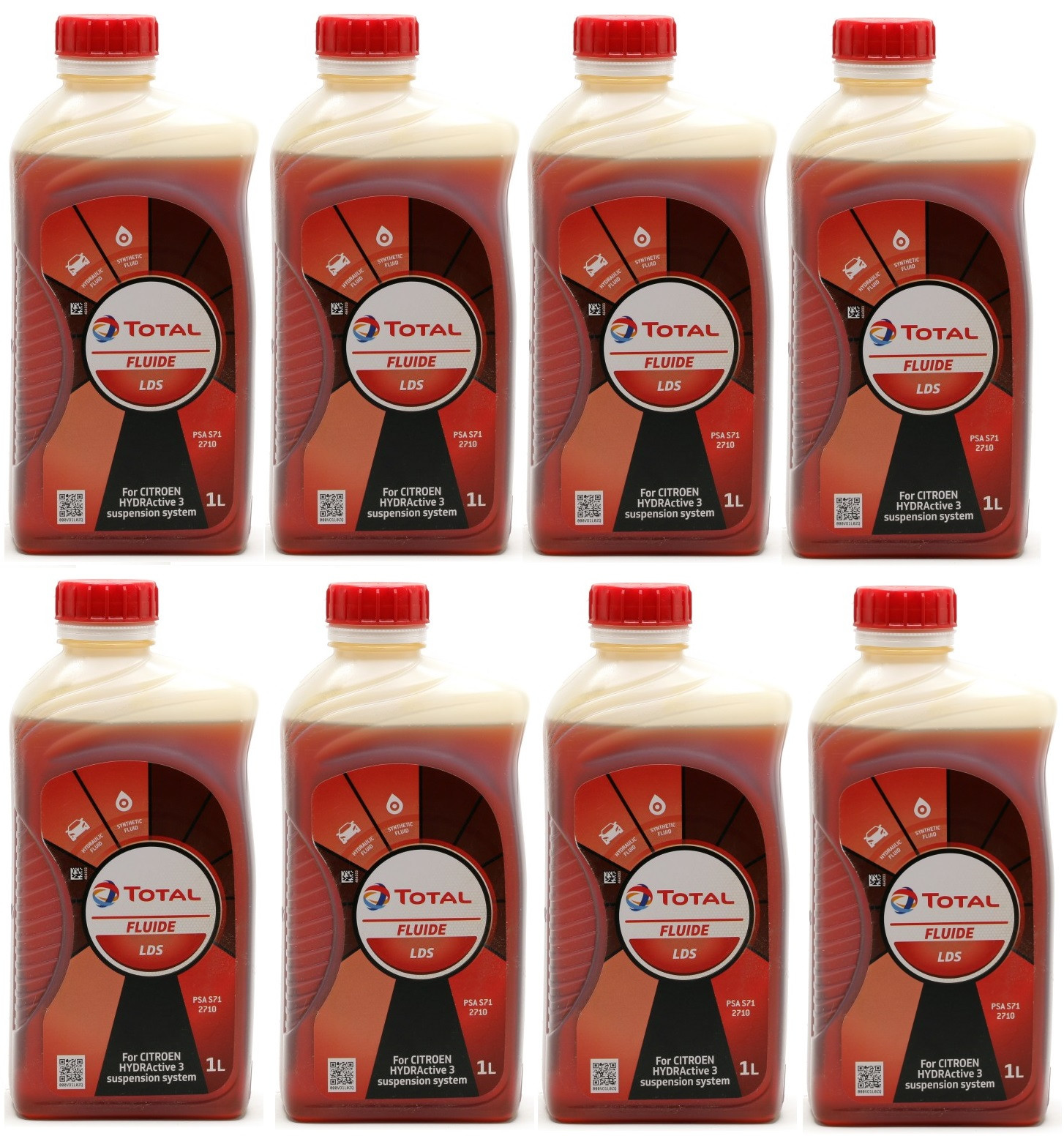 Total Fluide LDS Hydrauliköl 8x 1l = 8 Liter