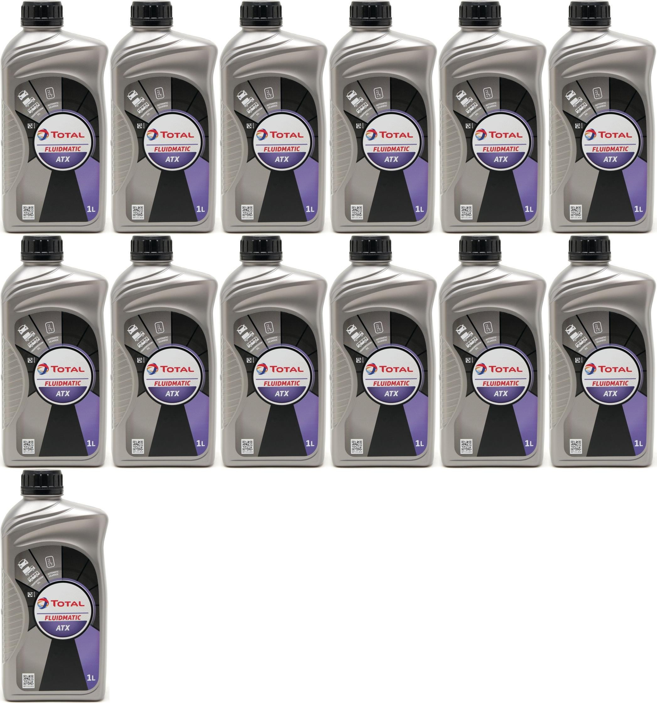 Total Fluide ATX Automatikgetriebeöl 13x 1l = 13 Liter