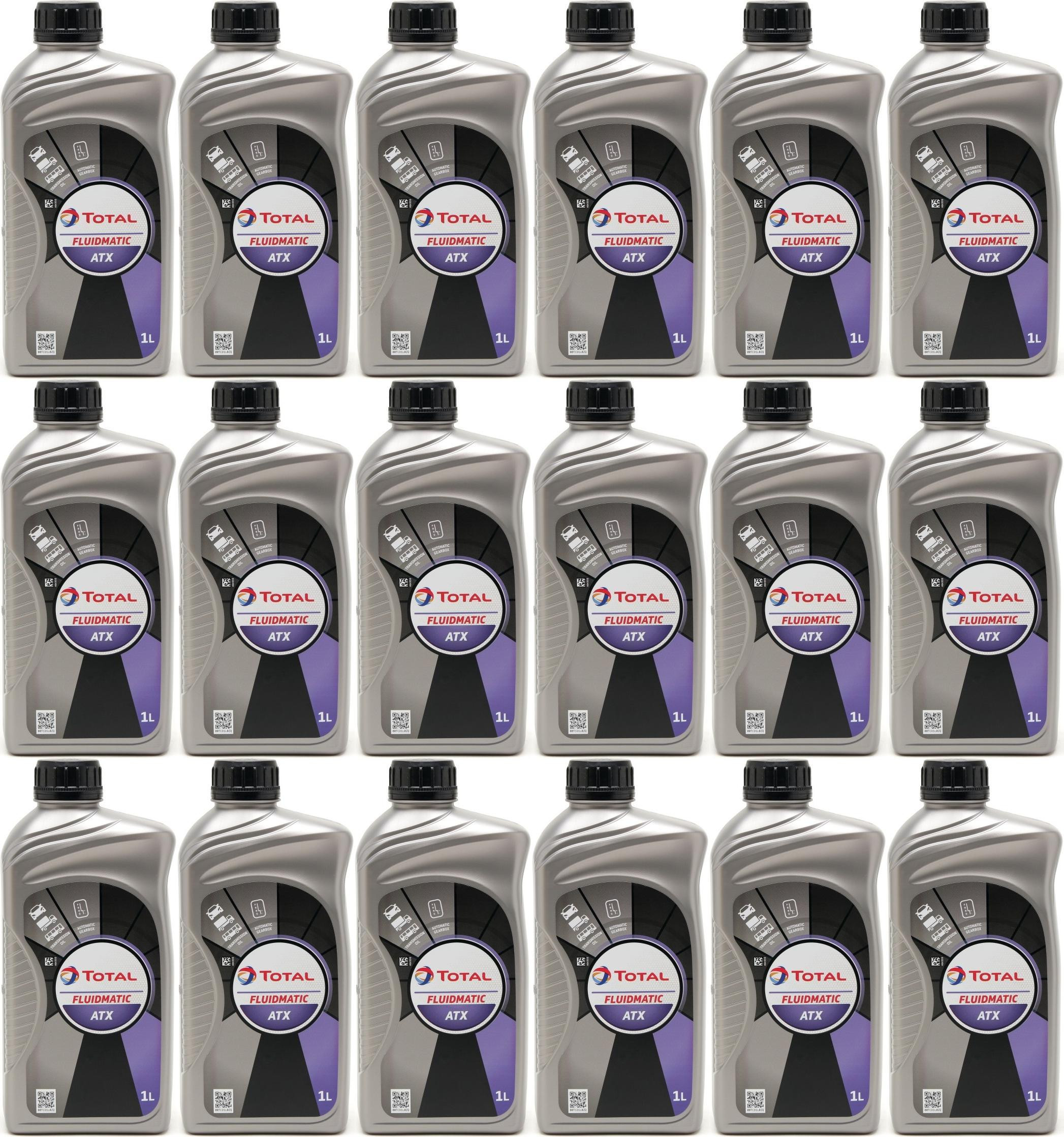 Total Fluide ATX Automatikgetriebeöl 18x 1l = 18 Liter