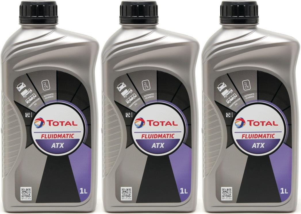 Total Fluide ATX Automatikgetriebeöl 3x 1l = 3 Liter