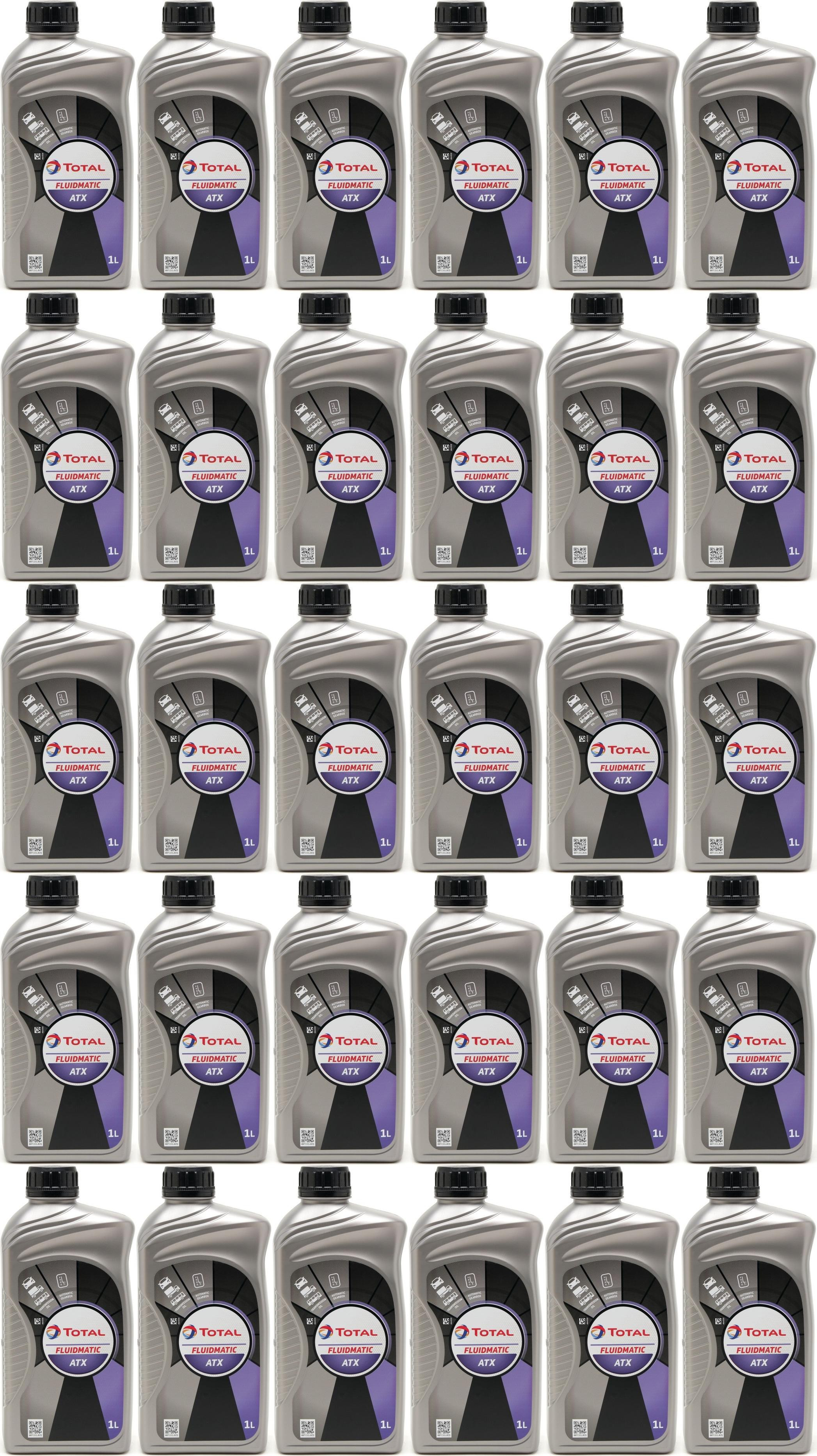Total Fluide ATX Automatikgetriebeöl 30x 1l = 30 Liter
