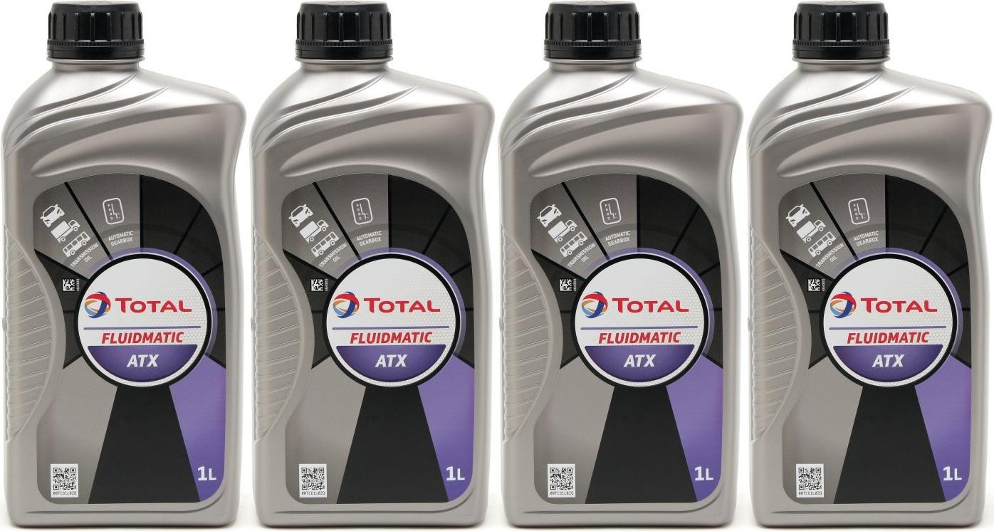 Total Fluide ATX Automatikgetriebeöl 4x 1l = 4 Liter