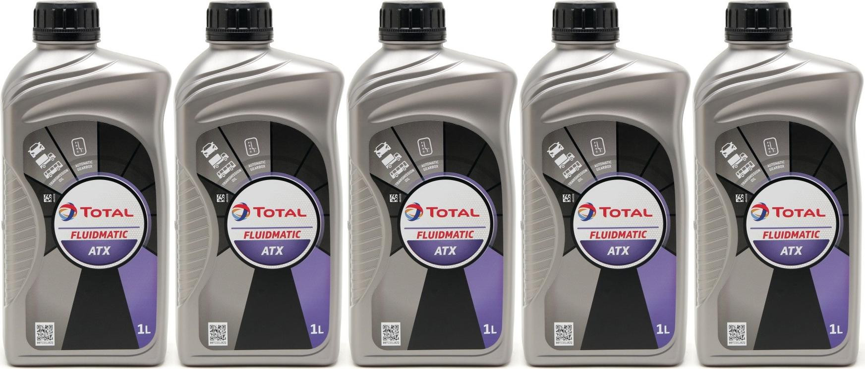 Total Fluide ATX Automatikgetriebeöl 5x 1l = 5 Liter