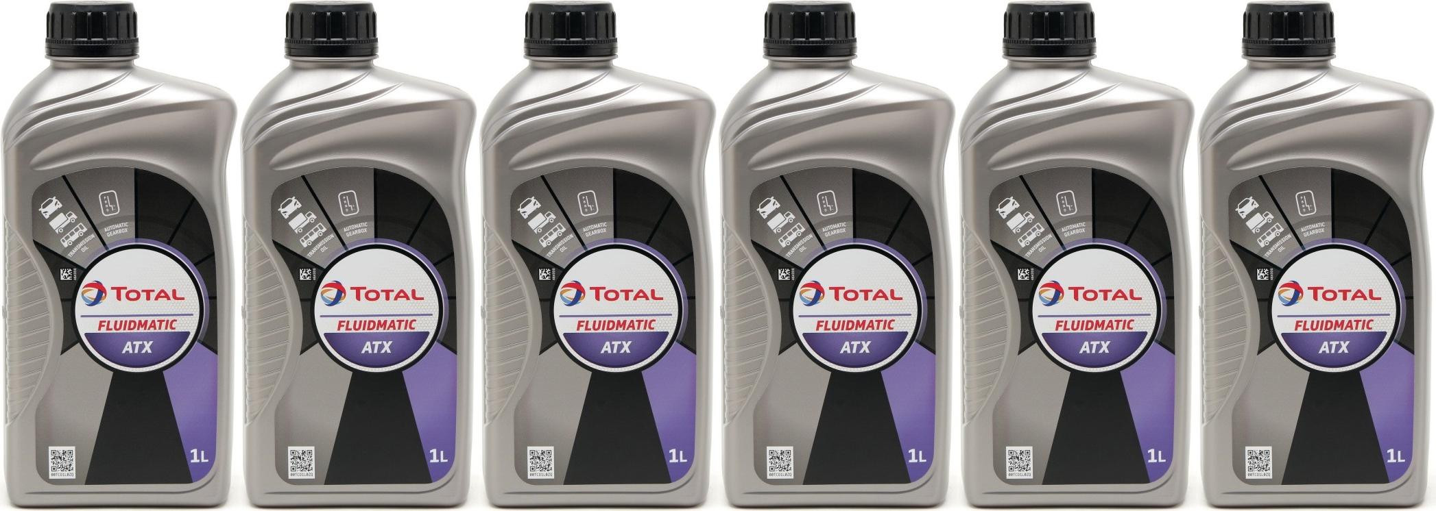 Total Fluide ATX Automatikgetriebeöl 6x 1l = 6 Liter