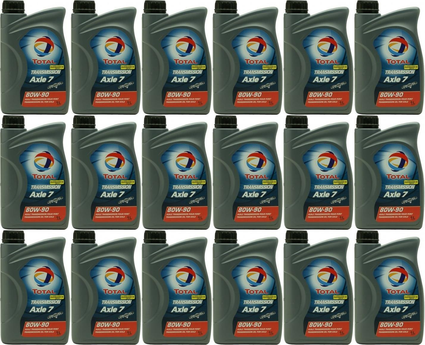 Total Transmission Axle 7 80W-90 Universal Getriebeöl 18x 1l = 18 Liter