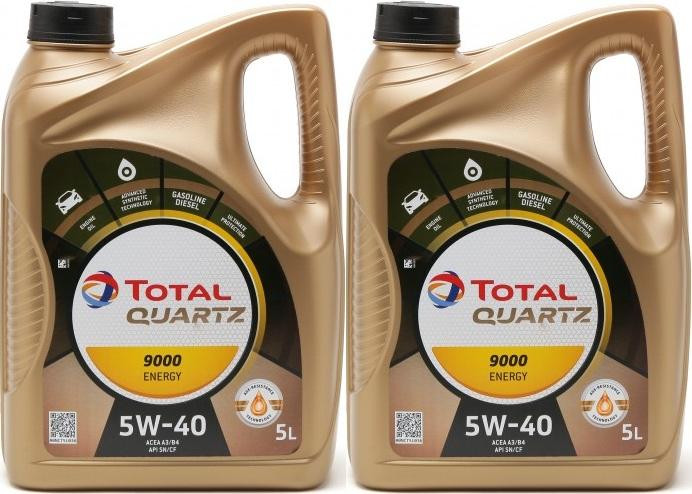 TOTAL Quartz 9000 Energy 5W-40 Motoröl 2x 5 = 10 Liter