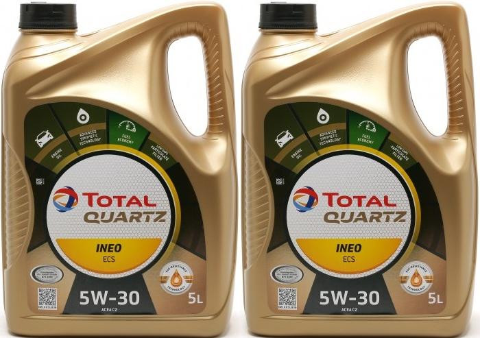 TOTAL Quartz Ineo ECS 5W-30 Motoröl 2x 5 = 10 Liter