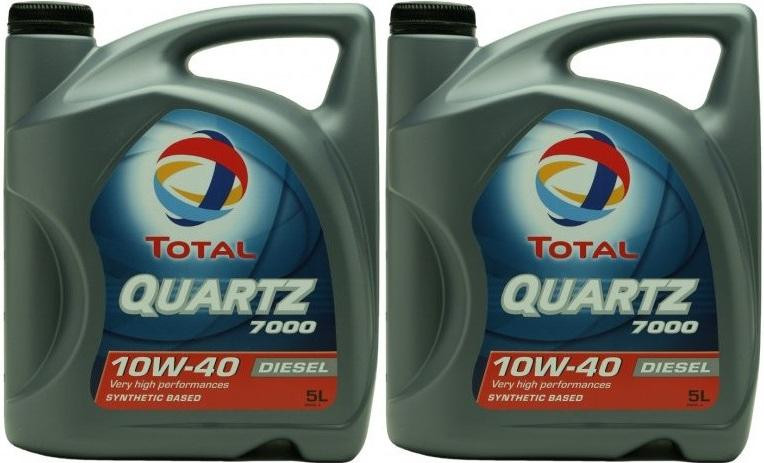 Total Quartz Diesel 7000 10W-40 Motoröl 2x 5 = 10 Liter