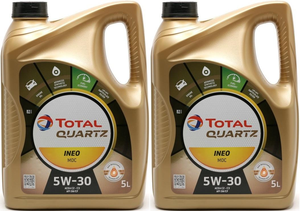 Total Quartz INEO MDC 5W-30 Motoröl 2x 5 = 10 Liter