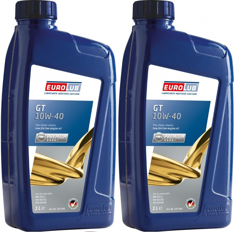 EUROLUB GT 10W-40 Diesel & Benziner Motoröl 2x 1l = 2 Liter