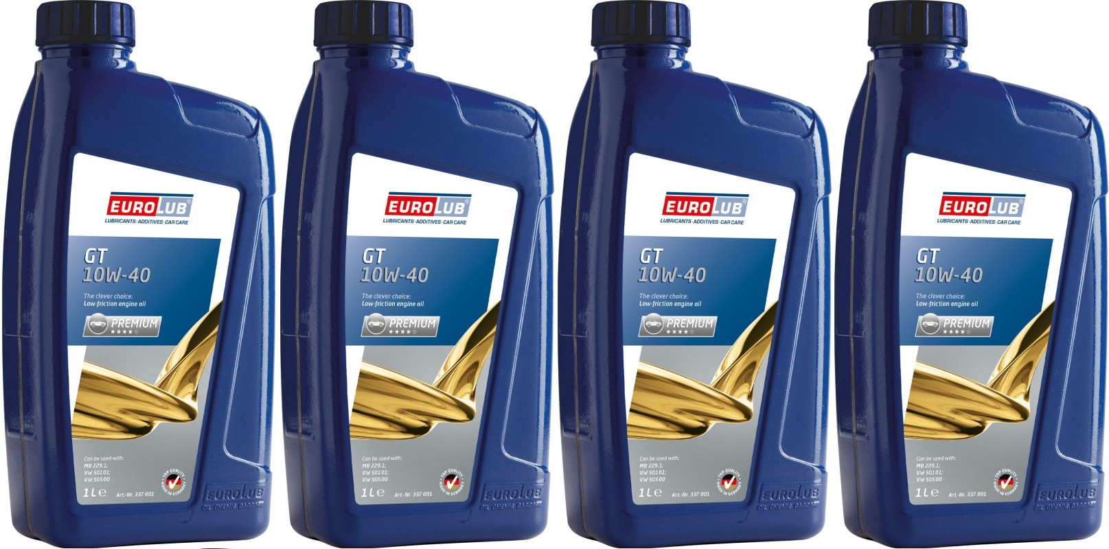 EUROLUB GT 10W-40 Diesel & Benziner Motoröl 4x 1l = 4 Liter